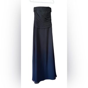 B2 bridesmaid strapless black dress Size:10